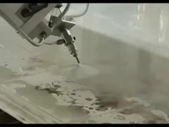 5 assi macchina di taglio a getto d'acqua CNC macchina di taglio a getto d'acqua per il taglio a 45 gradi per metallo di pietra