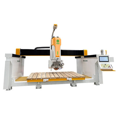 Heavy Duty 5 Axis CNC Stone Cutting Machine 22KW For Countertop Fabrication Bathroom Surface Manufacturing
