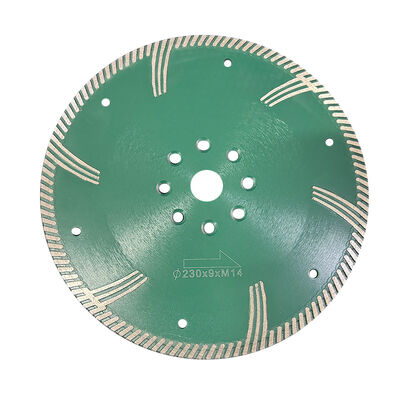 Disco Turbo Disco di seghe di diamanti per la macinazione e il taglio di quarzo di granito di marmo