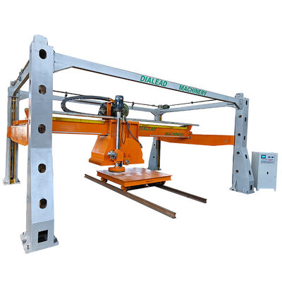 Macchina di taglio di blocchi di marmo travetinato granito con personalizzazione a due direzioni multi disco